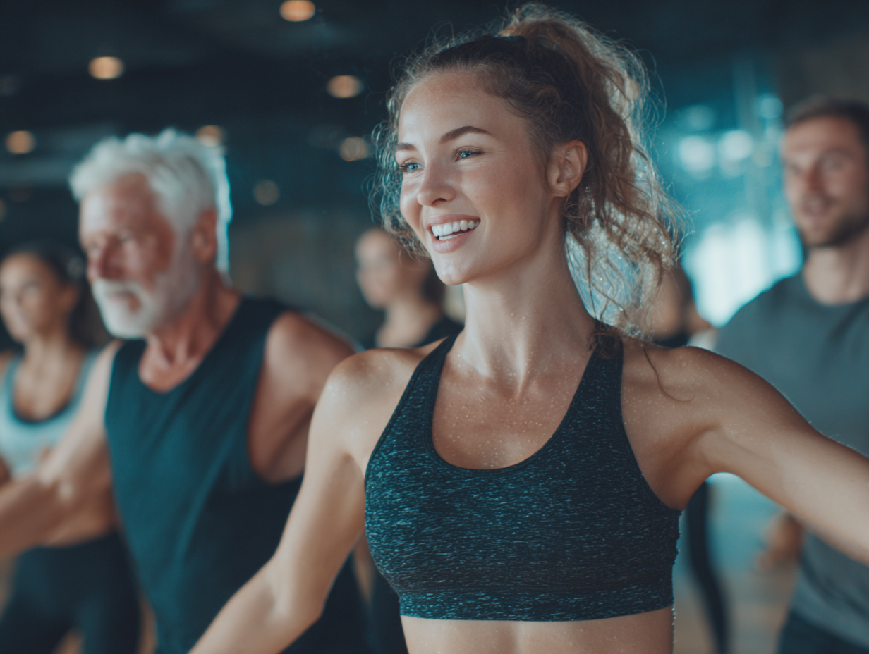 Тренер займається з клієнтом